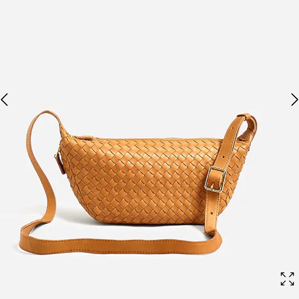 Madewell Tan Woven Crossbody Bag